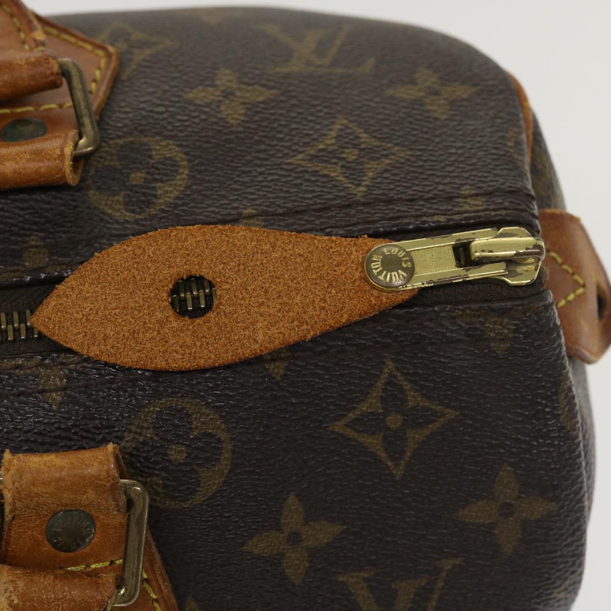 LOUIS VUITTON Monogram Speedy 30 Hand Bag M41526 LV Auth ki2589