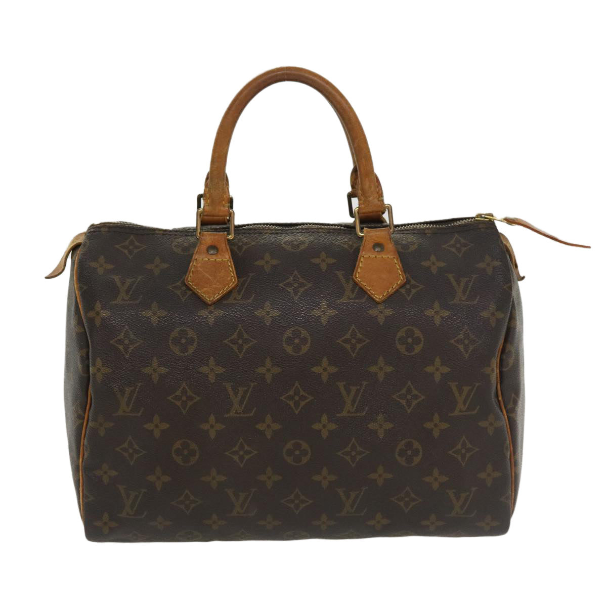 LOUIS VUITTON Monogram Speedy 30 Hand Bag M41526 LV Auth ki2589