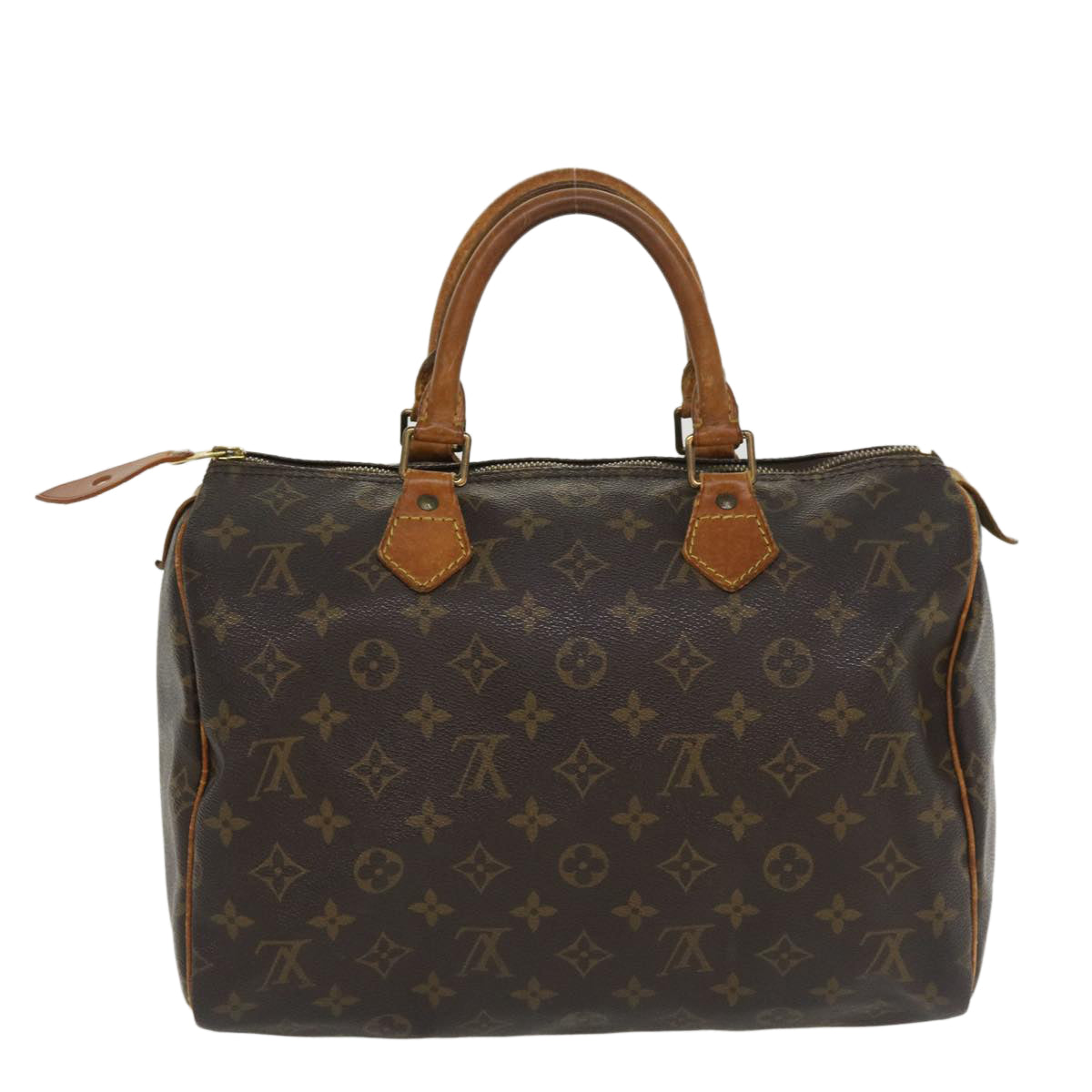 LOUIS VUITTON Monogram Speedy 30 Hand Bag M41526 LV Auth ki2589