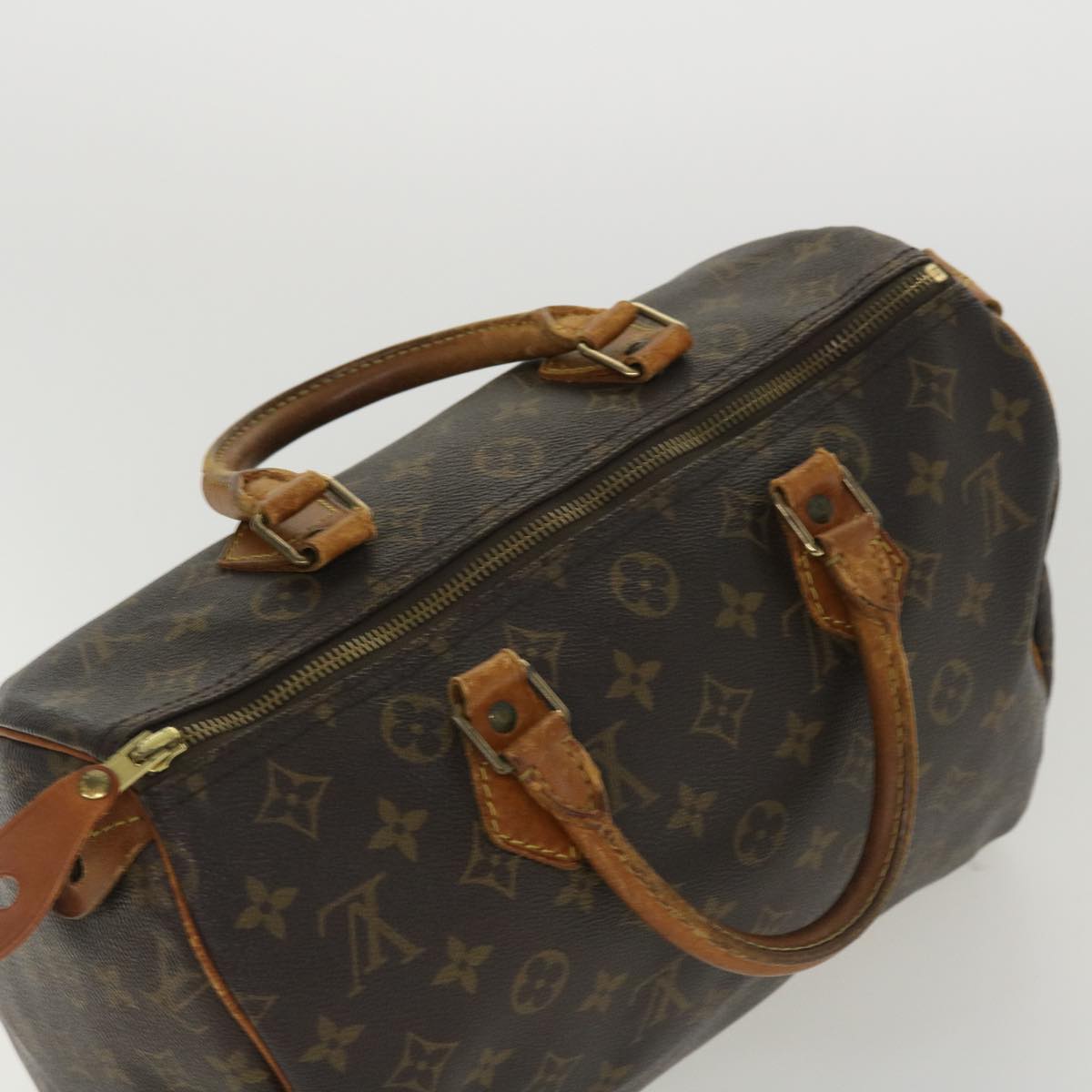 LOUIS VUITTON Monogram Speedy 30 Hand Bag M41526 LV Auth ki2589