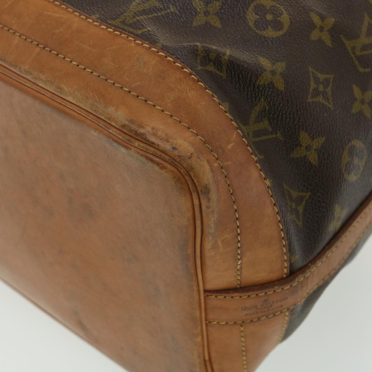 LOUIS VUITTON Monogram Noe Shoulder Bag Vintage M42224 LV Auth ki2605