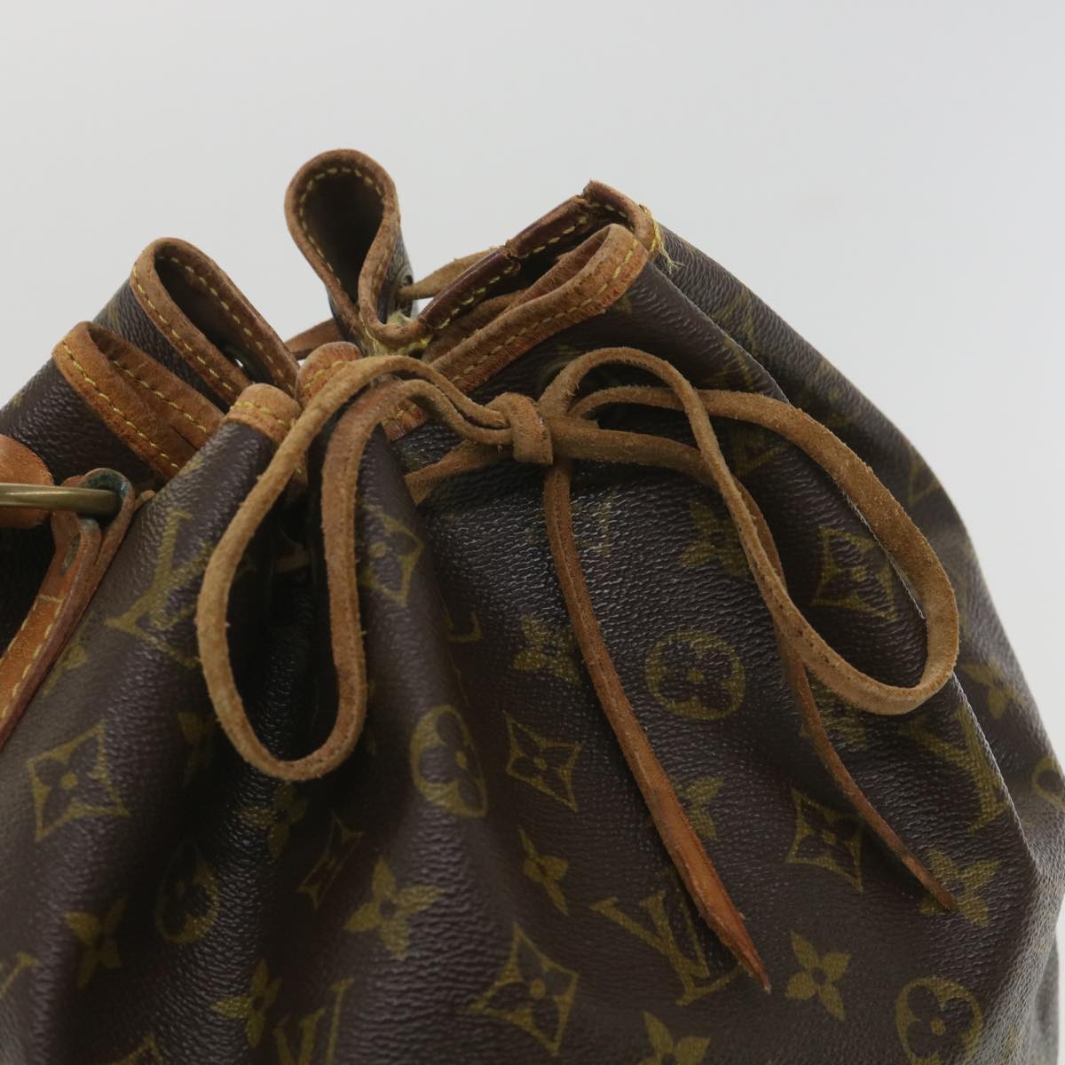 LOUIS VUITTON Monogram Noe Shoulder Bag Vintage M42224 LV Auth ki2605