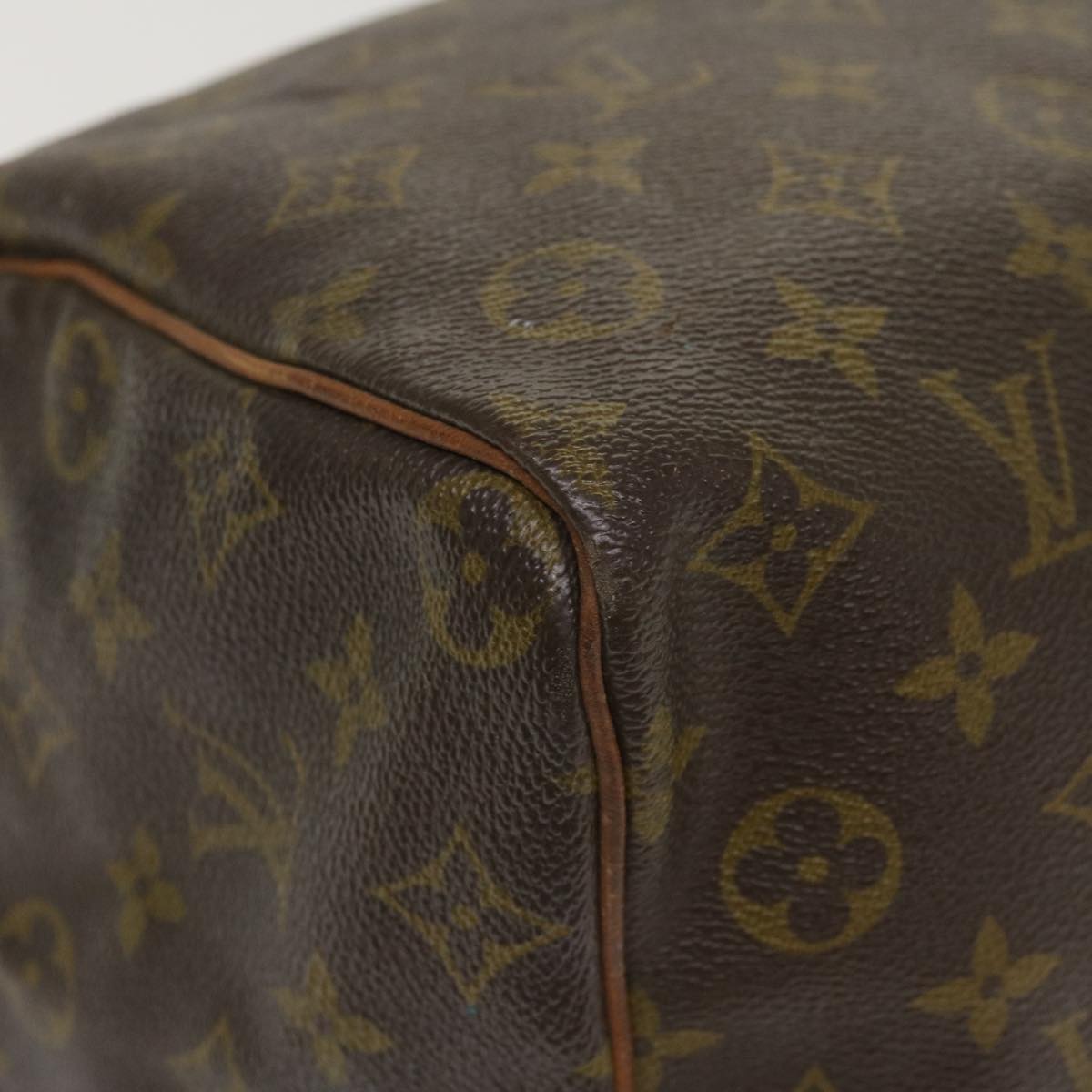 LOUIS VUITTON Monogram Speedy 35 Hand Bag M41524 LV Auth ki2606