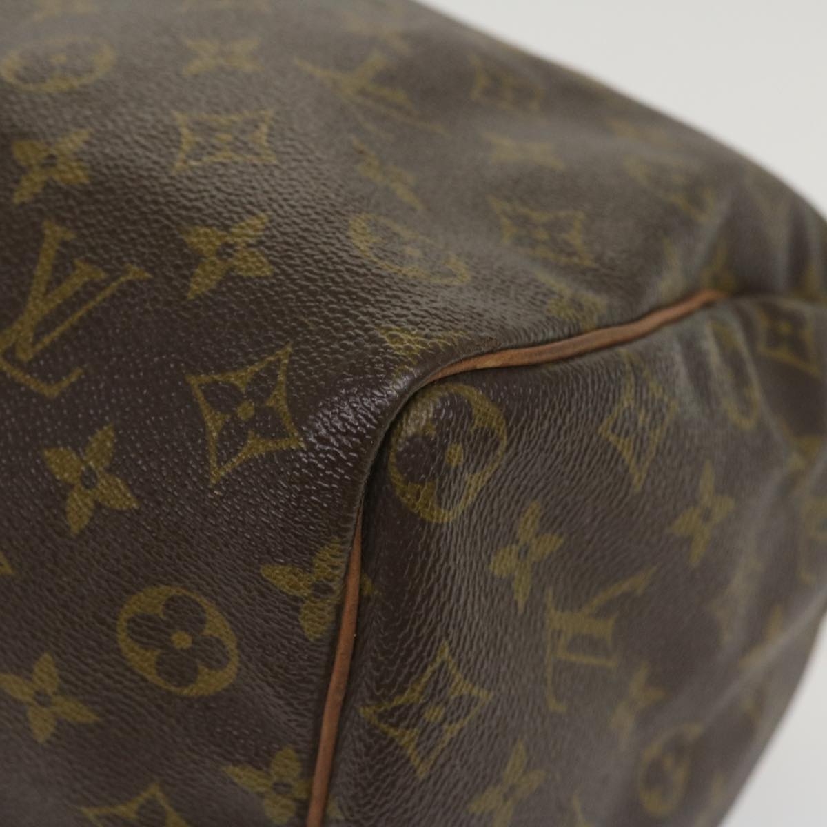 LOUIS VUITTON Monogram Speedy 35 Hand Bag M41524 LV Auth ki2606