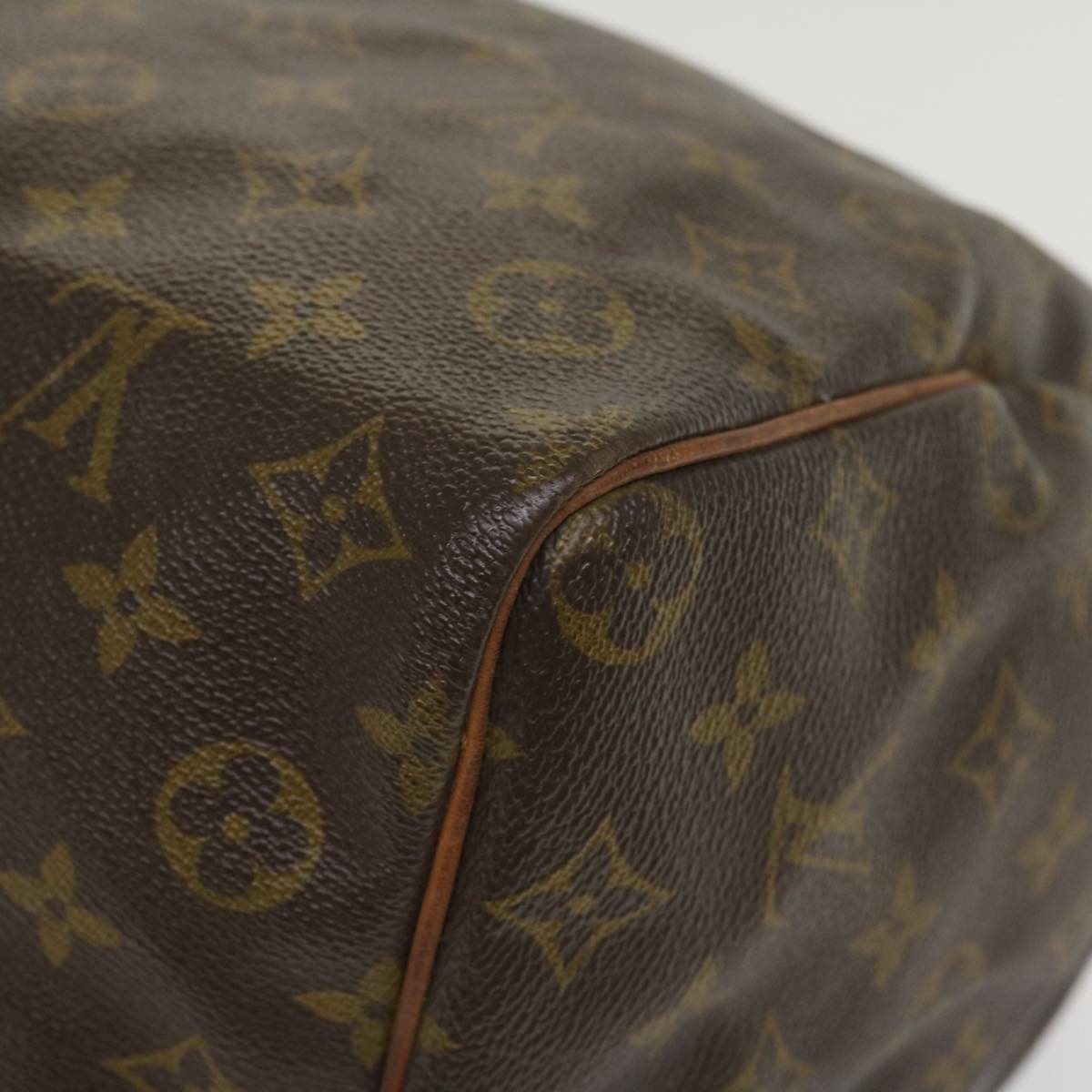 LOUIS VUITTON Monogram Speedy 35 Hand Bag M41524 LV Auth ki2606