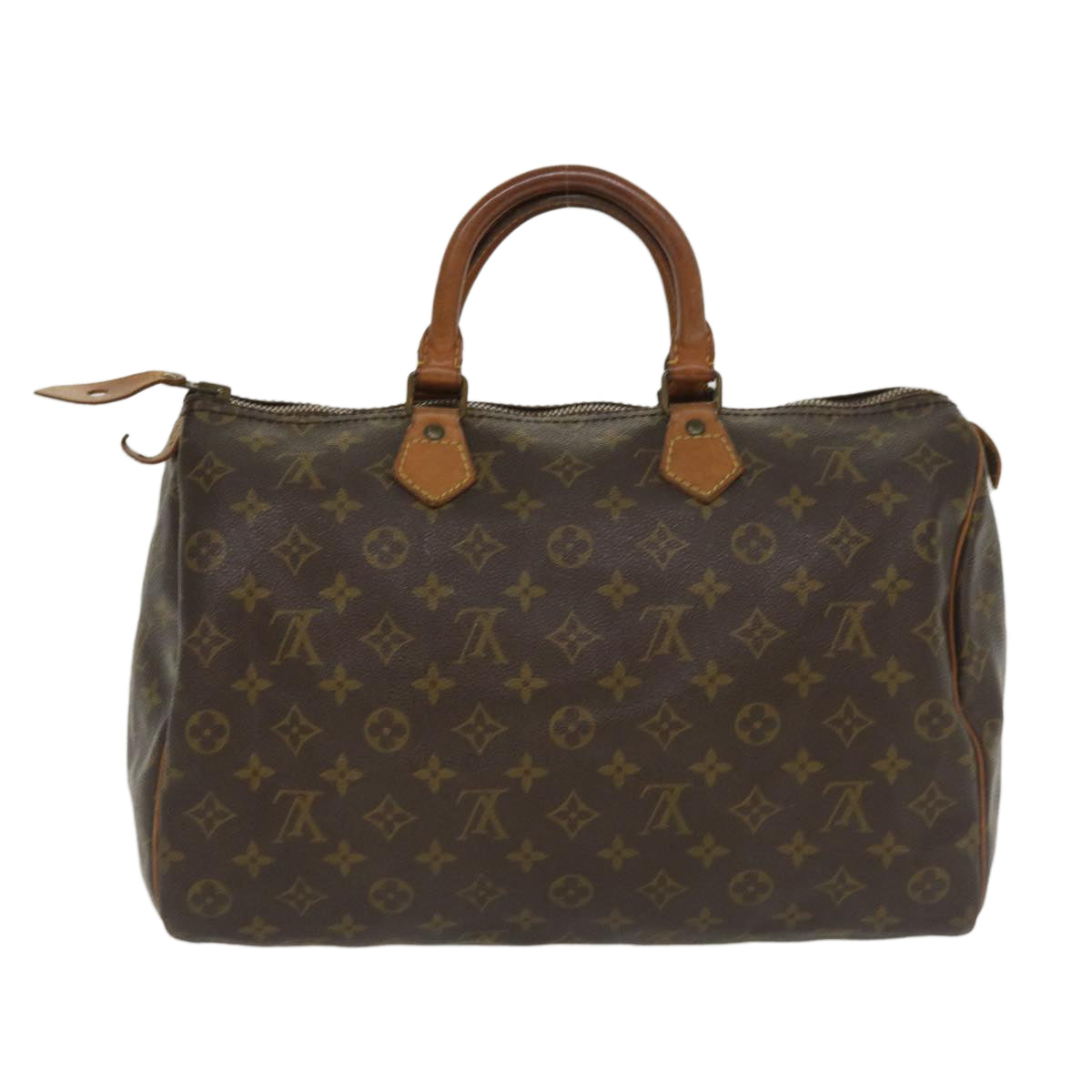 LOUIS VUITTON Monogram Speedy 35 Hand Bag M41524 LV Auth ki2606 - 0