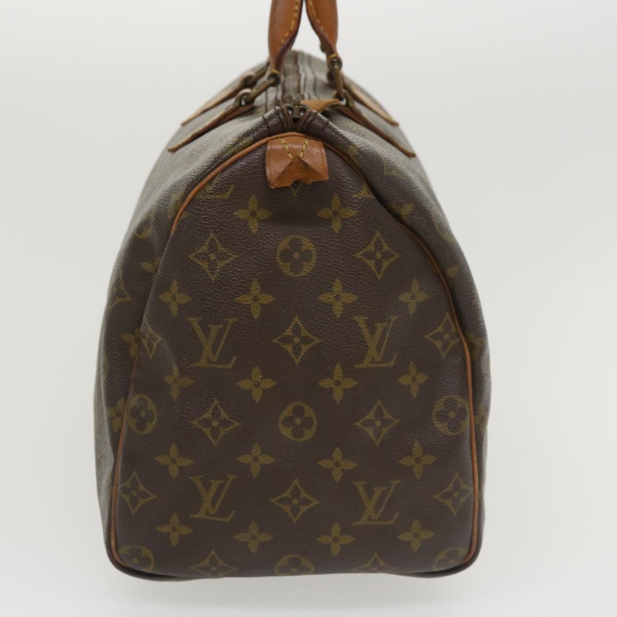 LOUIS VUITTON Monogram Speedy 35 Hand Bag M41524 LV Auth ki2606