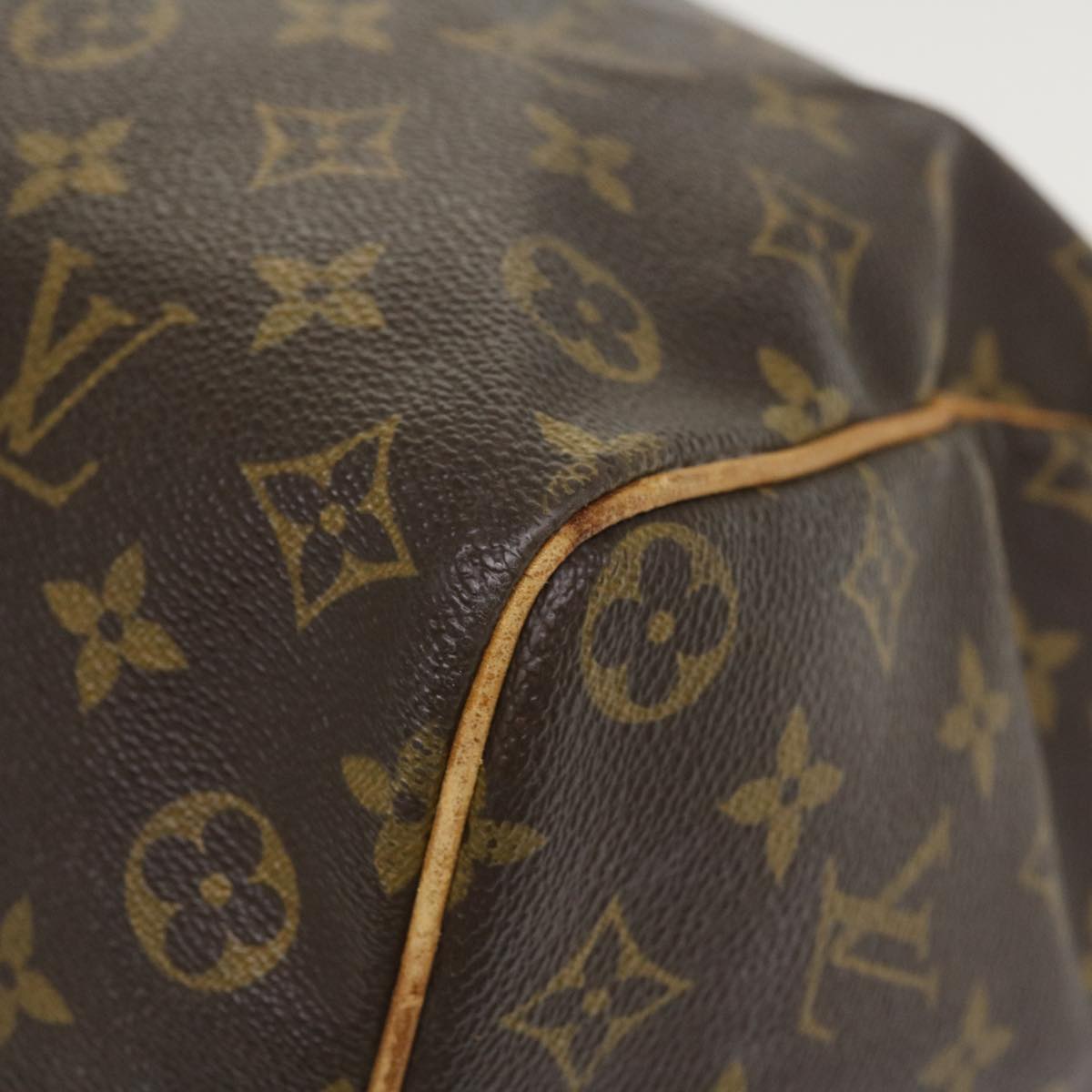 LOUIS VUITTON Monogram Speedy 35 Hand Bag M41524 LV Auth ki2608