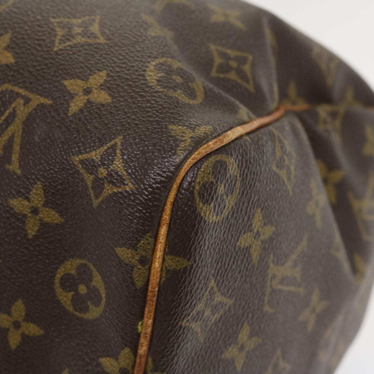 LOUIS VUITTON Monogram Speedy 35 Hand Bag M41524 LV Auth ki2608