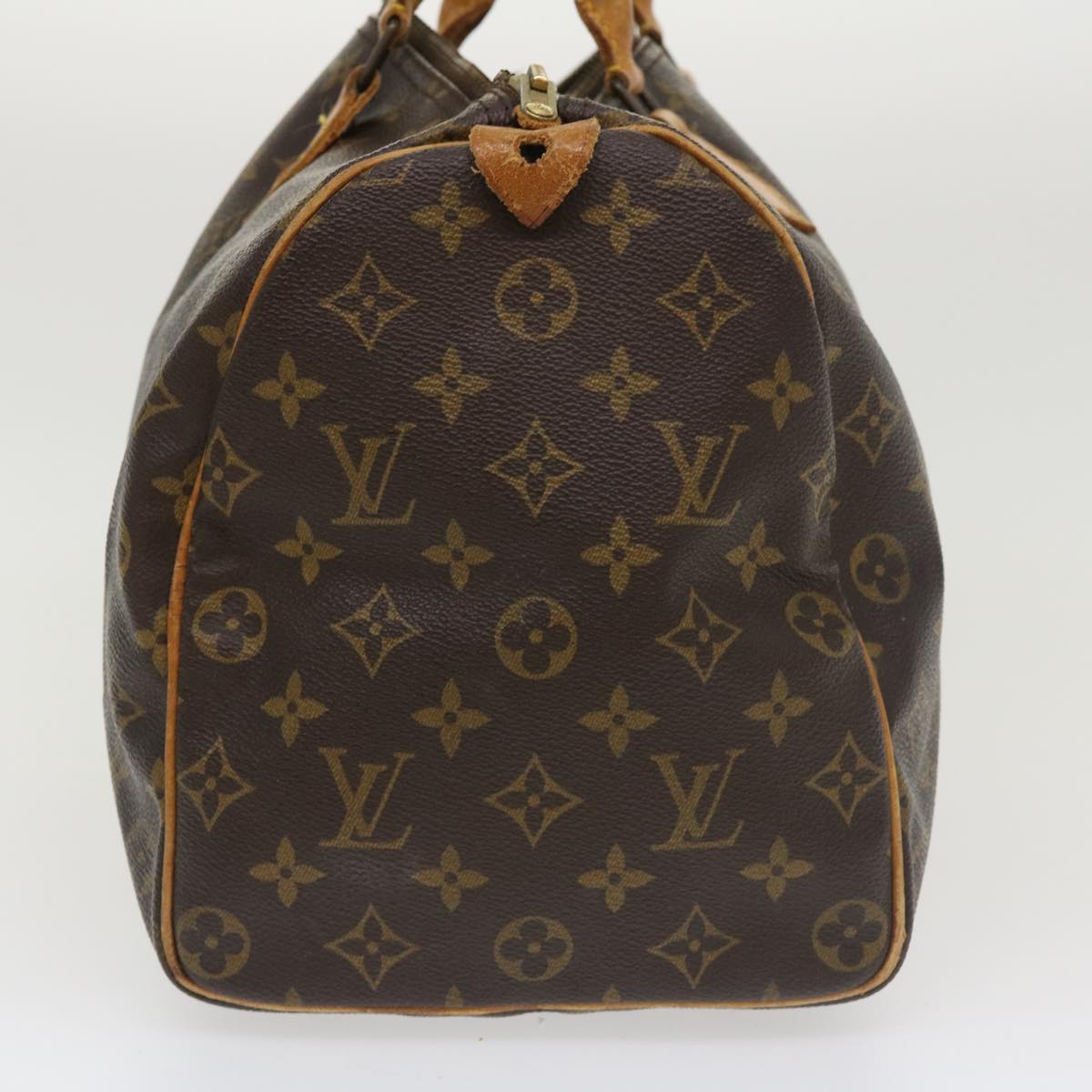 LOUIS VUITTON Monogram Speedy 35 Hand Bag M41524 LV Auth ki2608