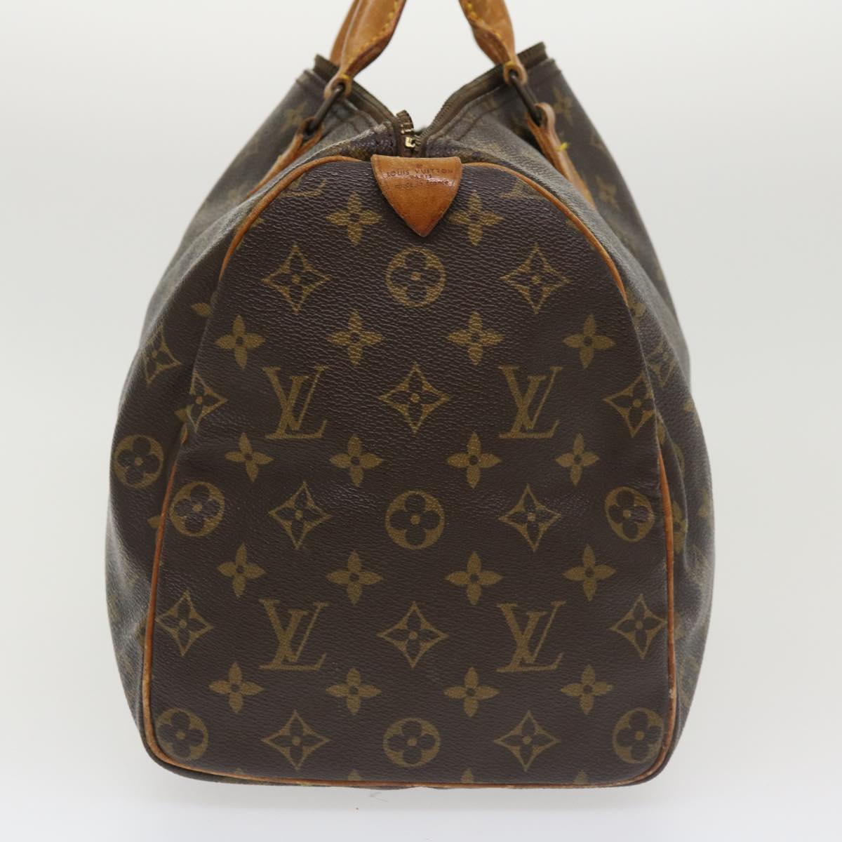 LOUIS VUITTON Monogram Speedy 35 Hand Bag M41524 LV Auth ki2608