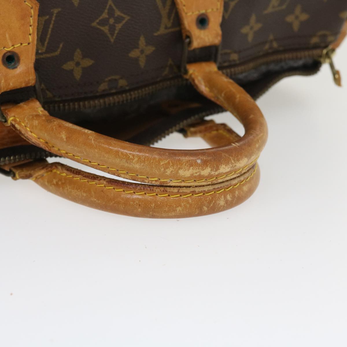 LOUIS VUITTON Monogram Speedy 35 Hand Bag M41524 LV Auth ki2608