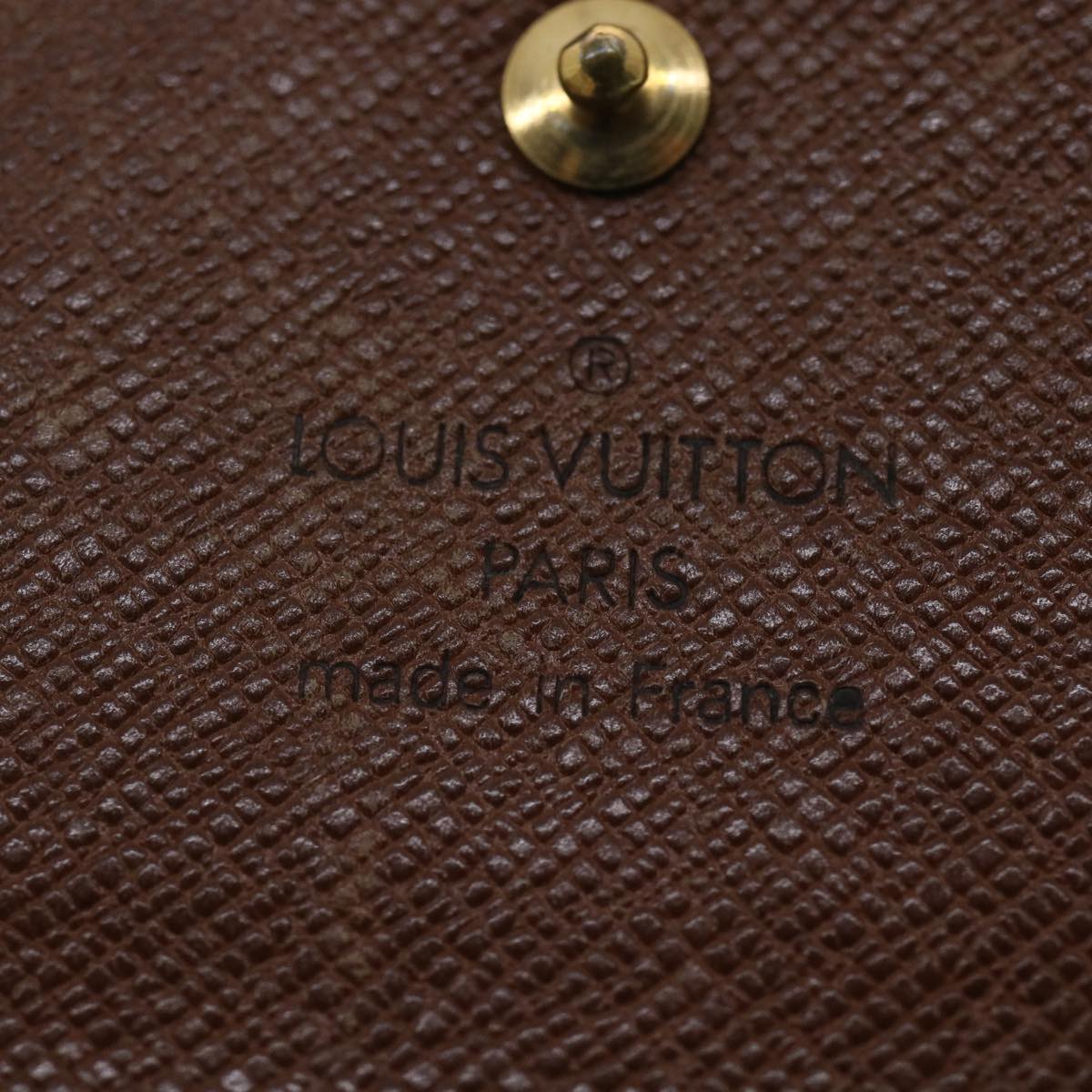 LOUIS VUITTON Porte Monnaie Billets Cartes Crdit Wallet M61652 LV Auth ki2614