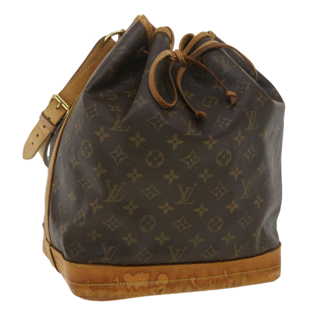 LOUIS VUITTON Monogram Noe Shoulder Bag M42224 LV Auth ki2654