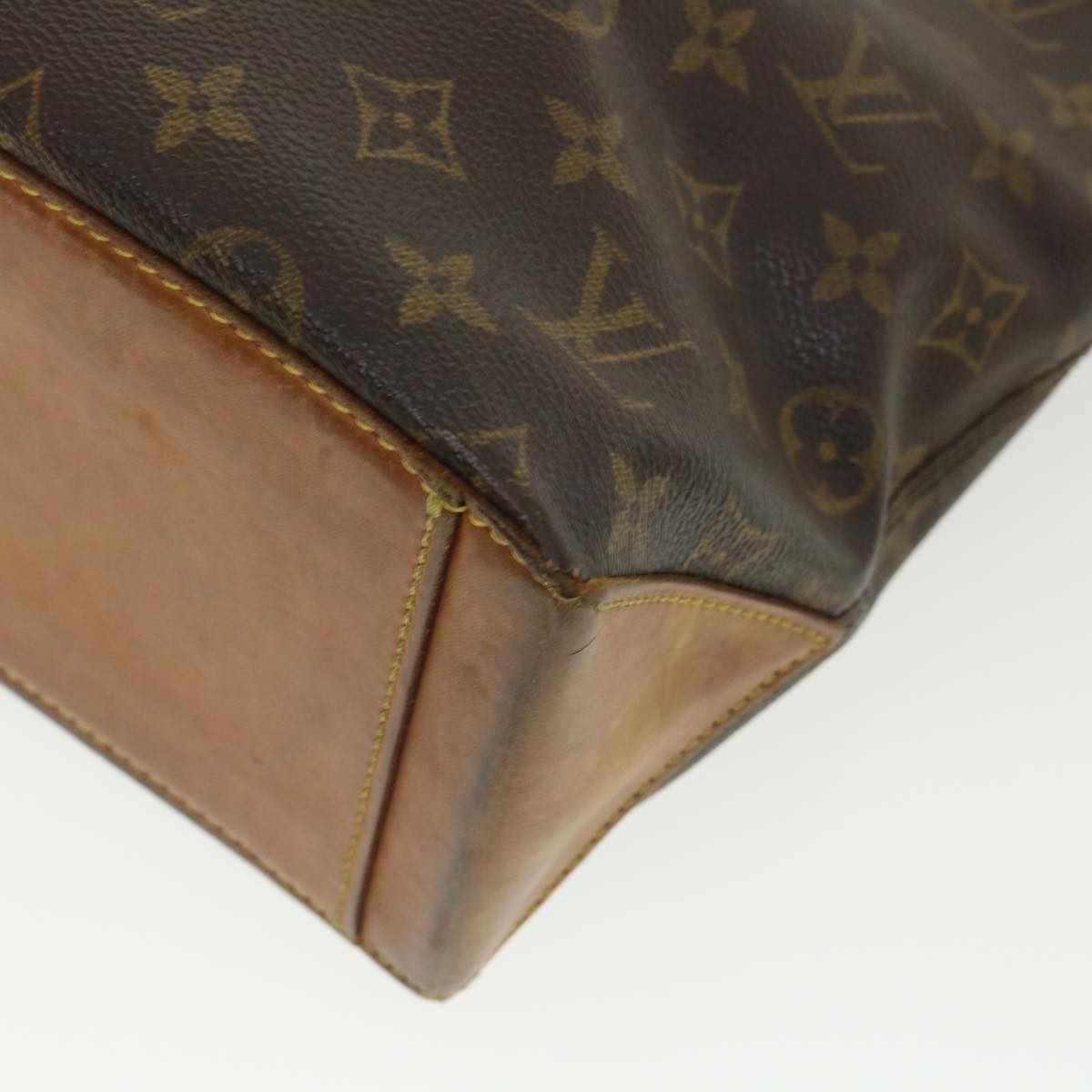 LOUIS VUITTON Monogram Cabas Piano Tote Bag M51148 LV Auth ki2656