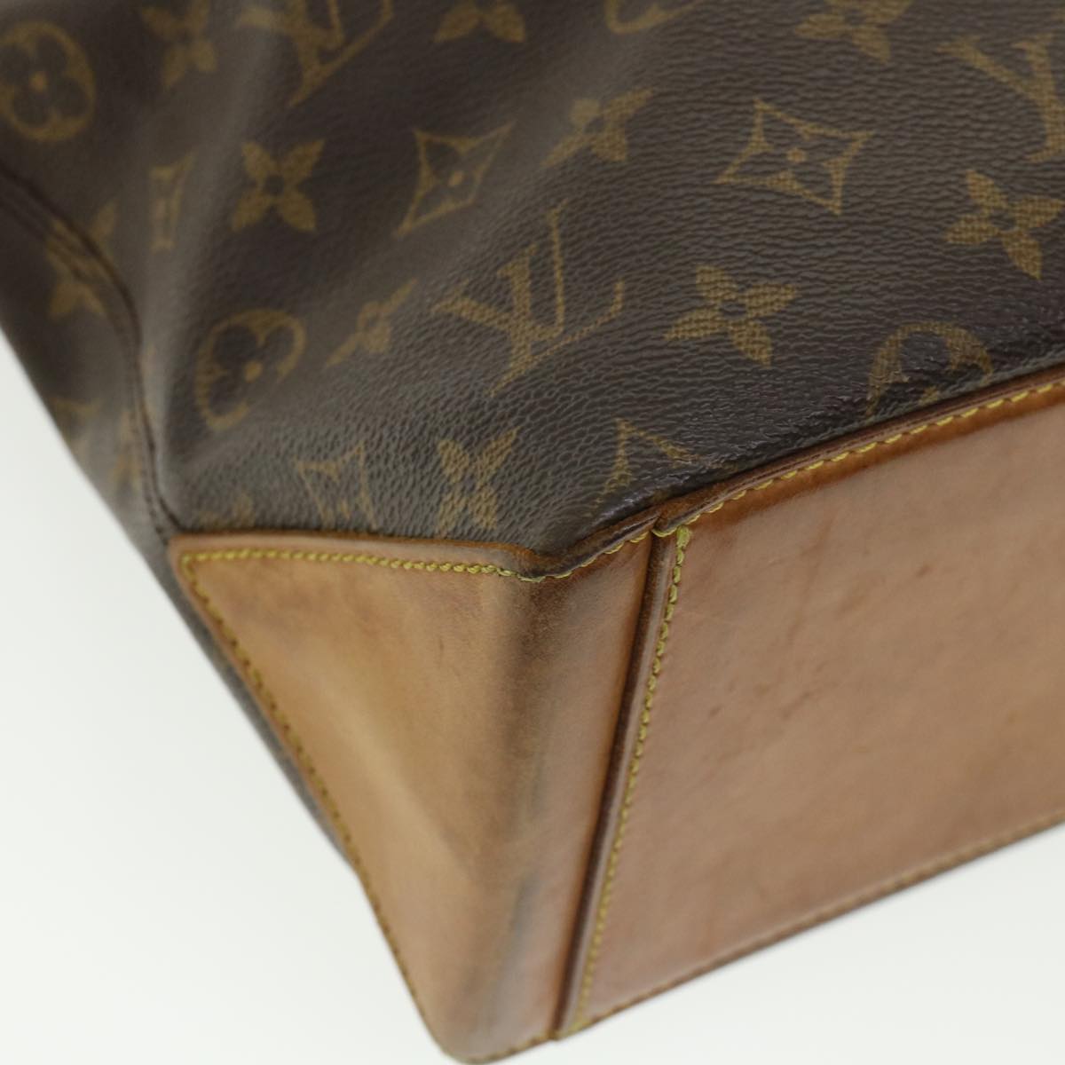 LOUIS VUITTON Monogram Cabas Piano Tote Bag M51148 LV Auth ki2656