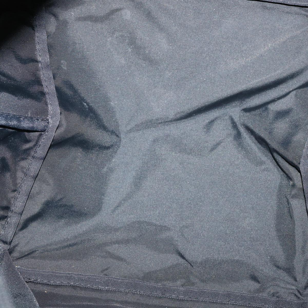 Burberrys Nova Check Blue Label Tote Bag Nylon Black Beige Auth ki2664