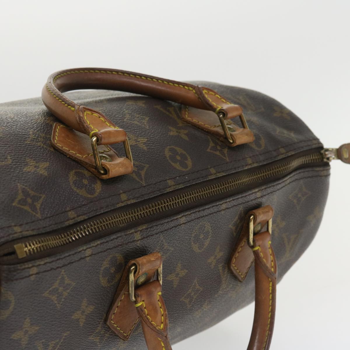 LOUIS VUITTON Monogram Speedy 30 Hand Bag M41526 LV Auth ki2668