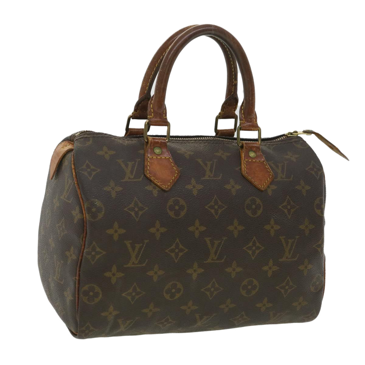 LOUIS VUITTON Monogram Speedy 25 Hand Bag M41528 LV Auth ki2669