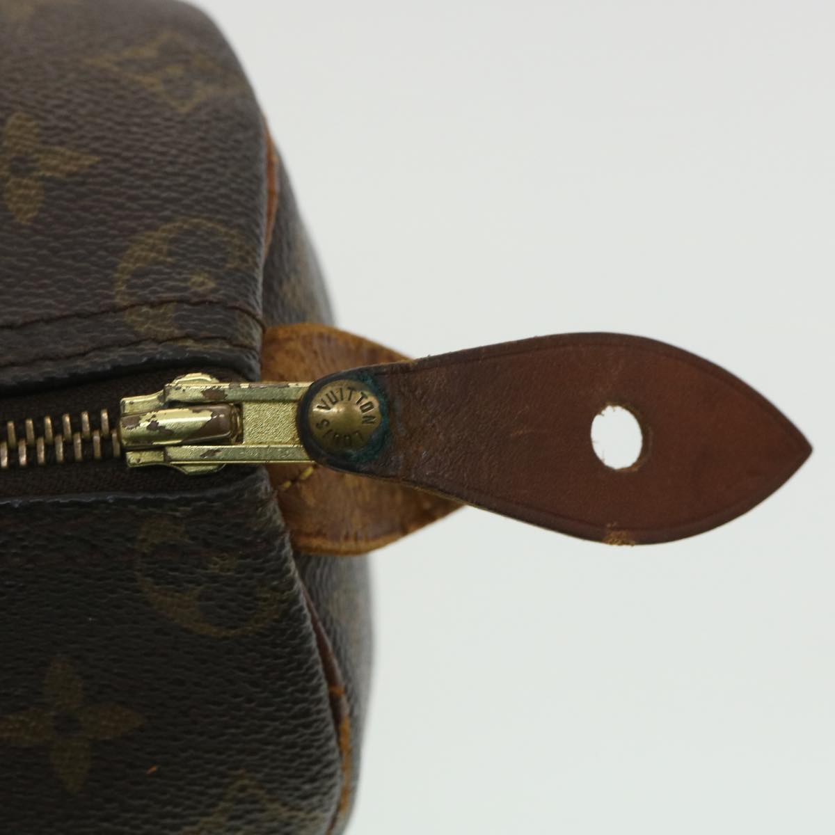 LOUIS VUITTON Monogram Speedy 25 Hand Bag M41528 LV Auth ki2669