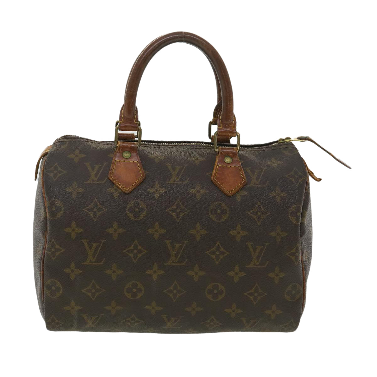 LOUIS VUITTON Monogram Speedy 25 Hand Bag M41528 LV Auth ki2669