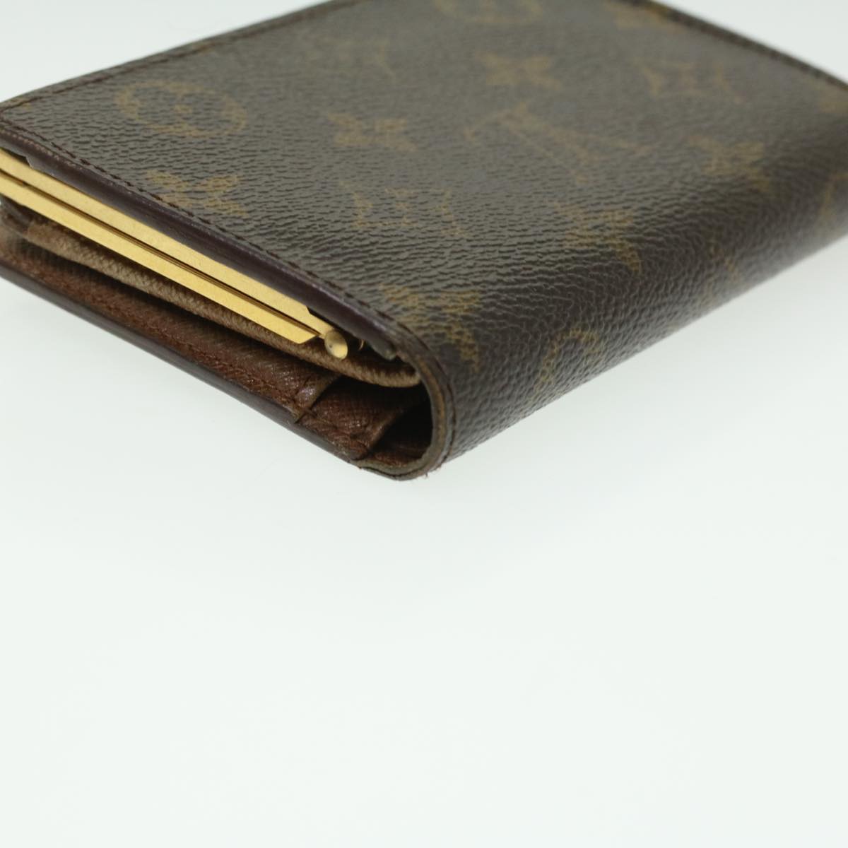 LOUIS VUITTON Monogram Porte MonnaieBillets Viennois Wallet M61663 Auth ki2714