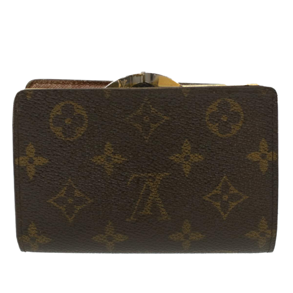 LOUIS VUITTON Monogram Porte MonnaieBillets Viennois Wallet M61663 Auth ki2714 - 0