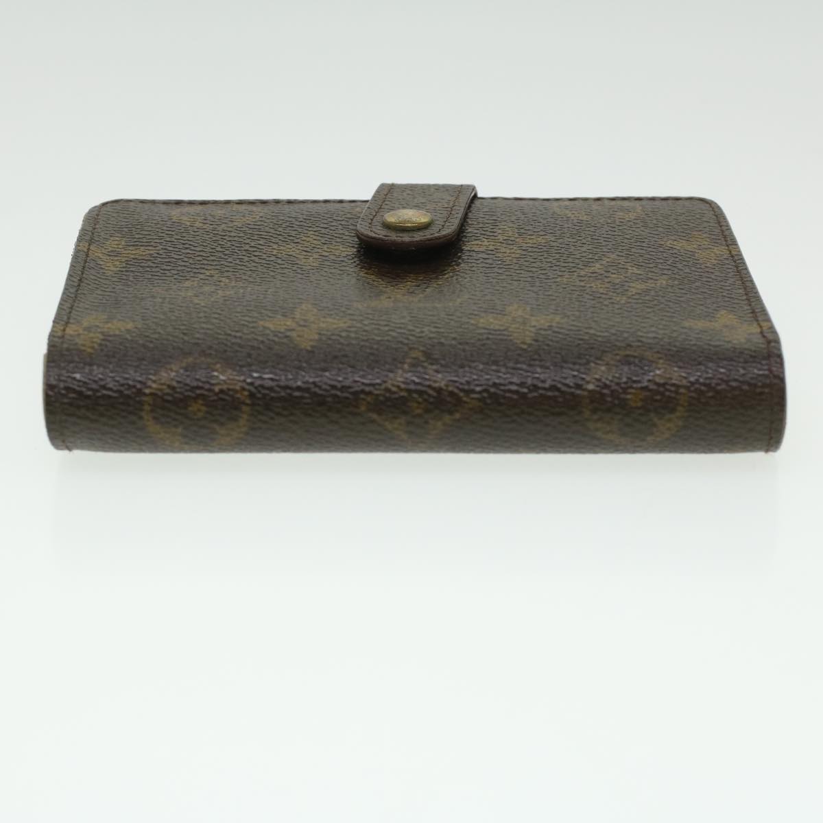 LOUIS VUITTON Monogram Porte MonnaieBillets Viennois Wallet M61663 Auth ki2714