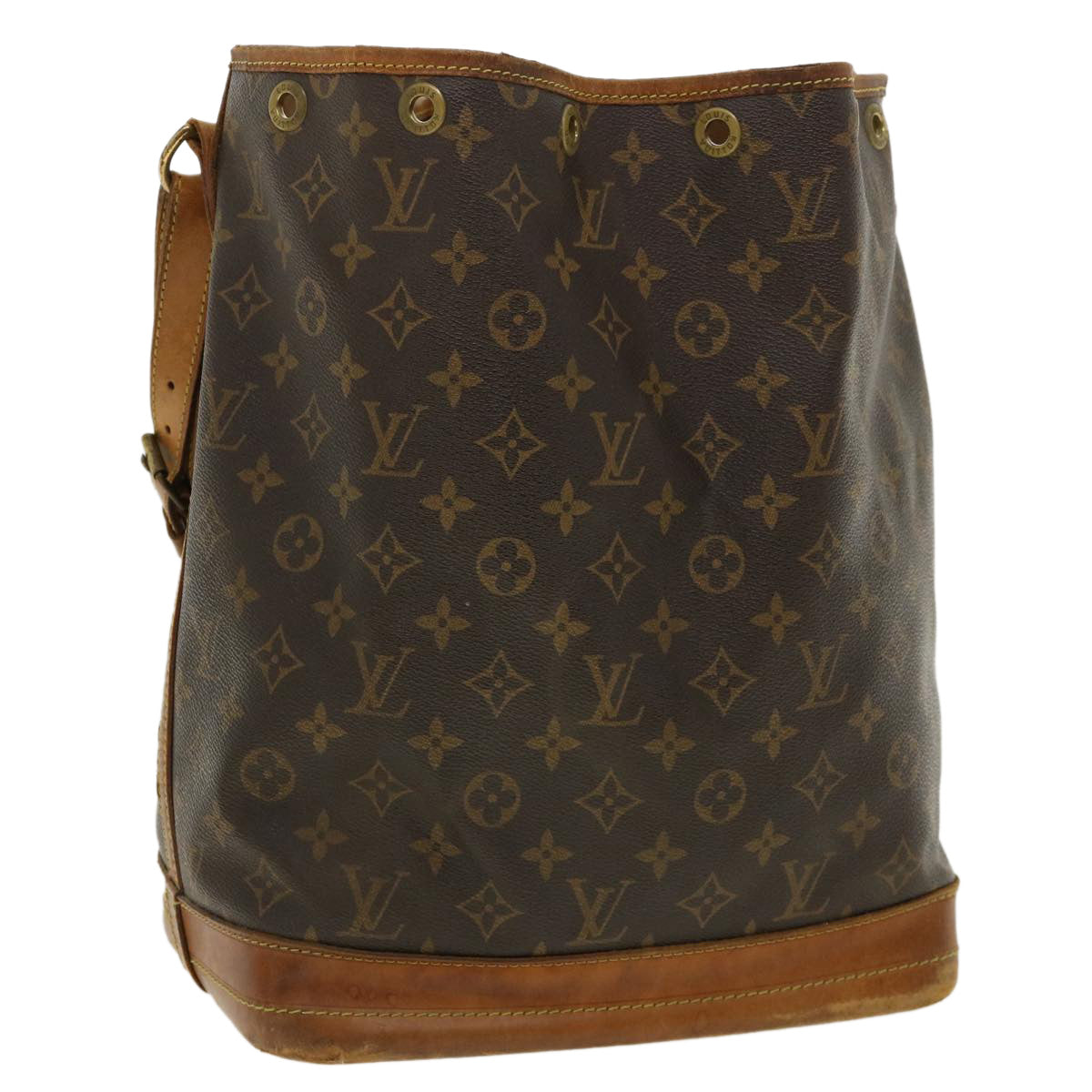 LOUIS VUITTON Monogram Noe Shoulder Bag M42224 LV Auth ki2723