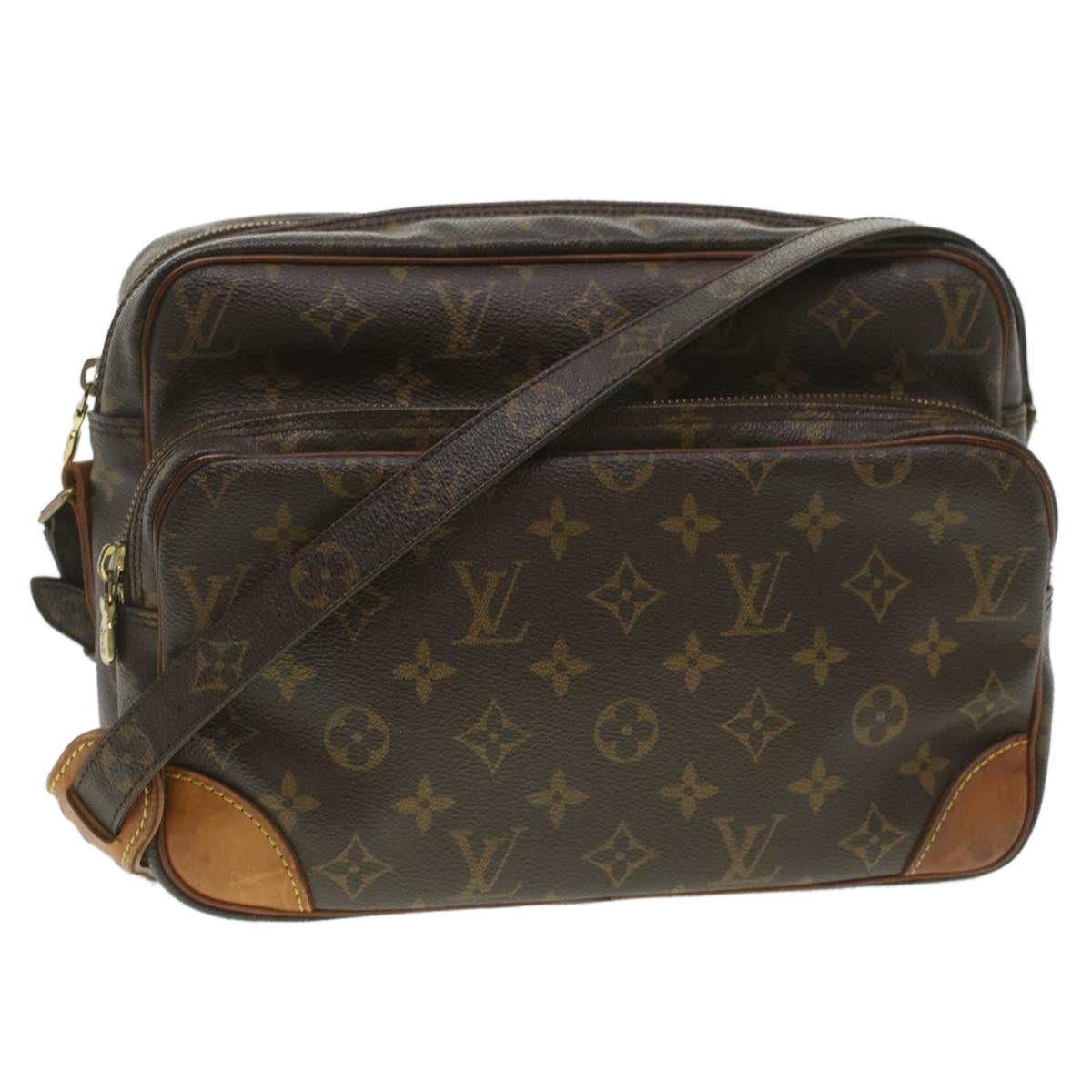 LOUIS VUITTON Monogram Nile Shoulder Bag M45244 LV Auth ki2729