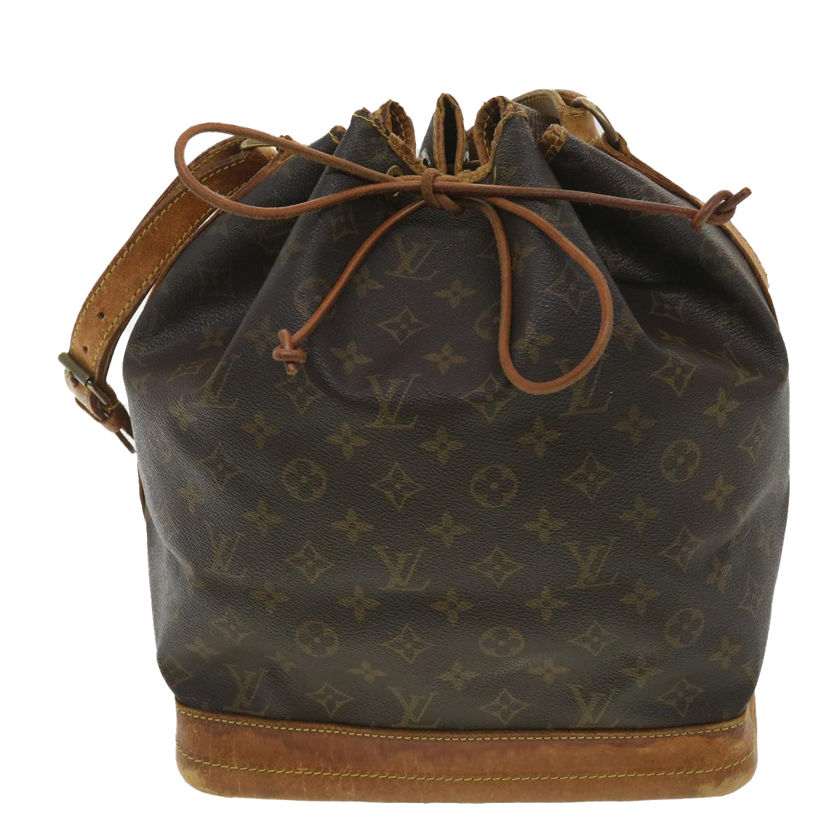 LOUIS VUITTON Monogram Noe Shoulder Bag M42224 LV Auth ki2745