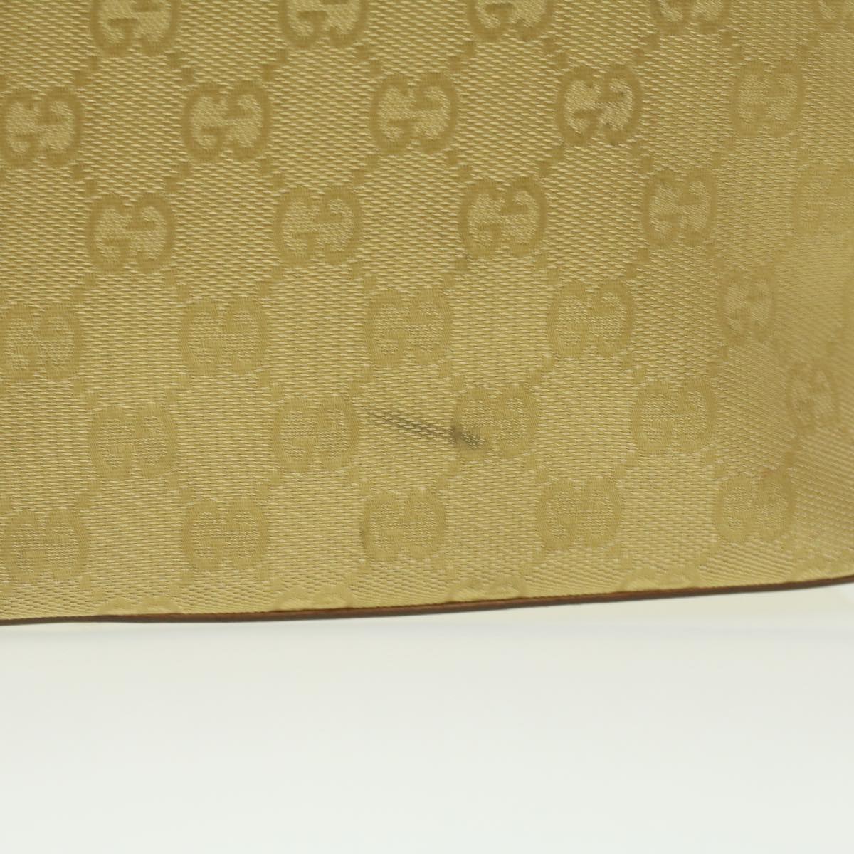 GUCCI GG Canvas Tote Bag Gold Tone 002.1099.001998 Auth ki2751 - 0