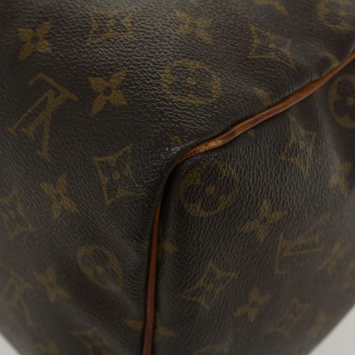 LOUIS VUITTON Monogram Speedy 35 Hand Bag M41524 LV Auth ki2755