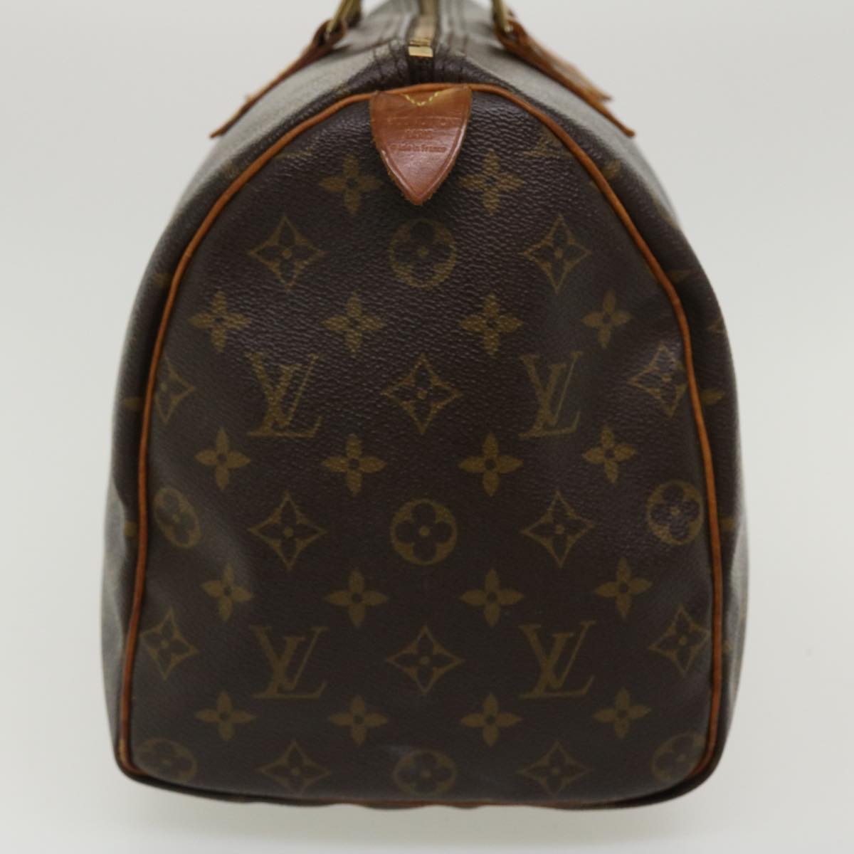 LOUIS VUITTON Monogram Speedy 35 Hand Bag M41524 LV Auth ki2755