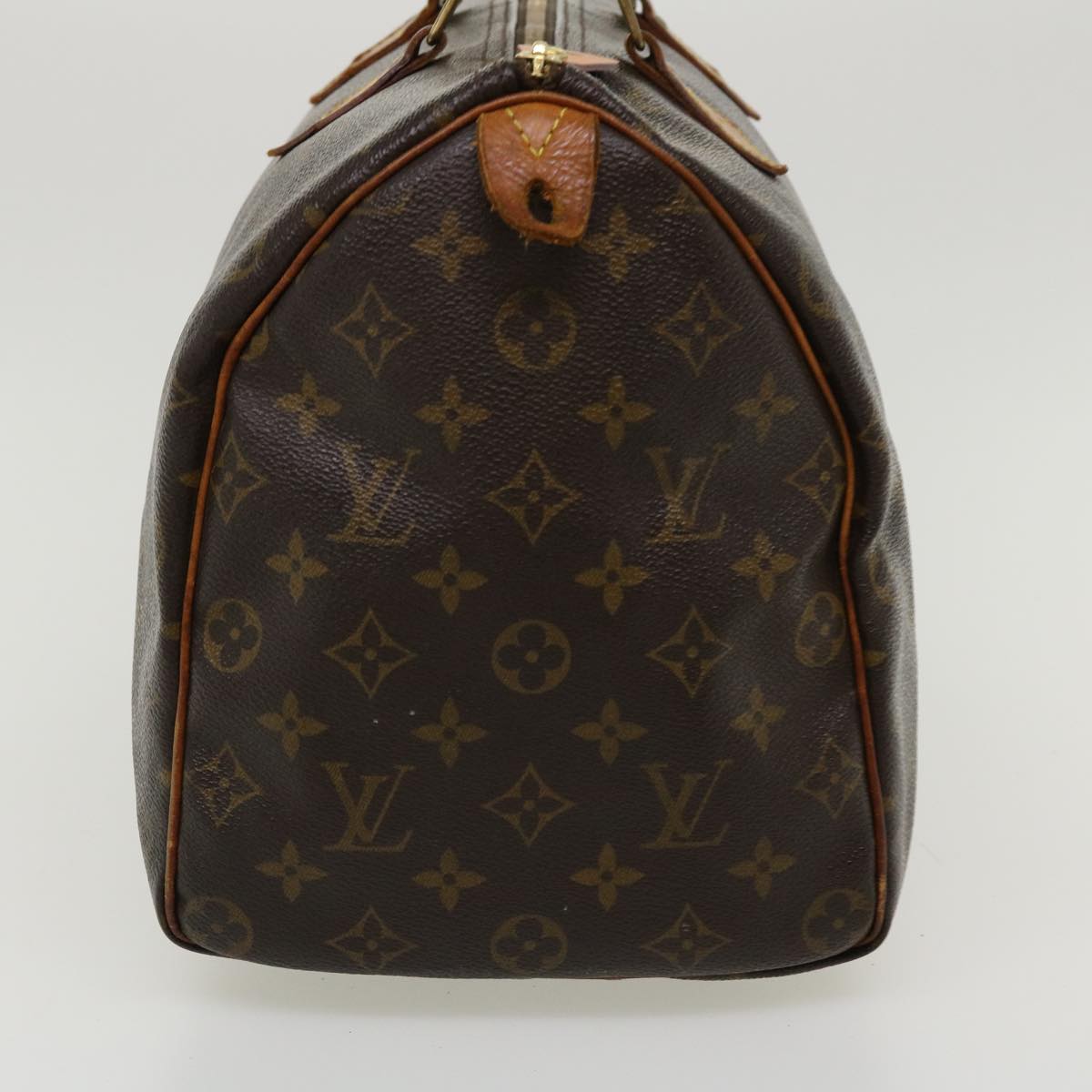 LOUIS VUITTON Monogram Speedy 35 Hand Bag M41524 LV Auth ki2755