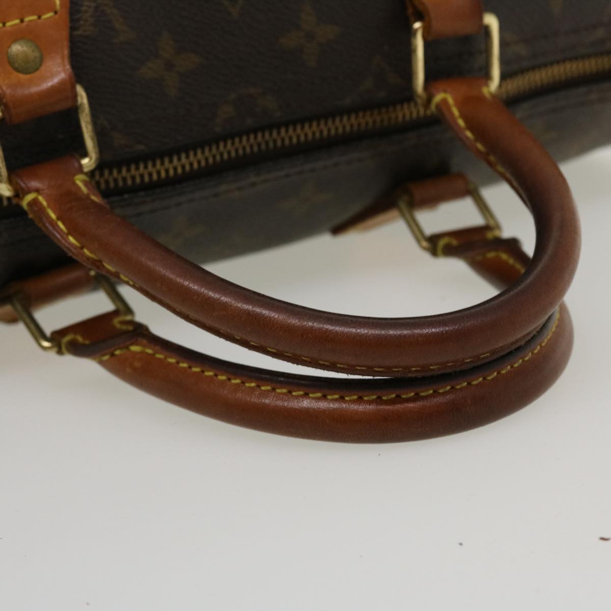 LOUIS VUITTON Monogram Speedy 35 Hand Bag M41524 LV Auth ki2755