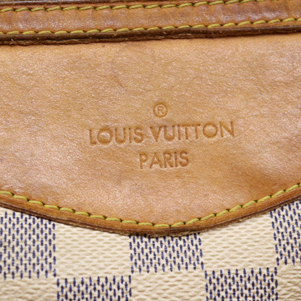 LOUIS VUITTON Damier Azur Siracusa PM Shoulder Bag N41113 LV Auth ki2774