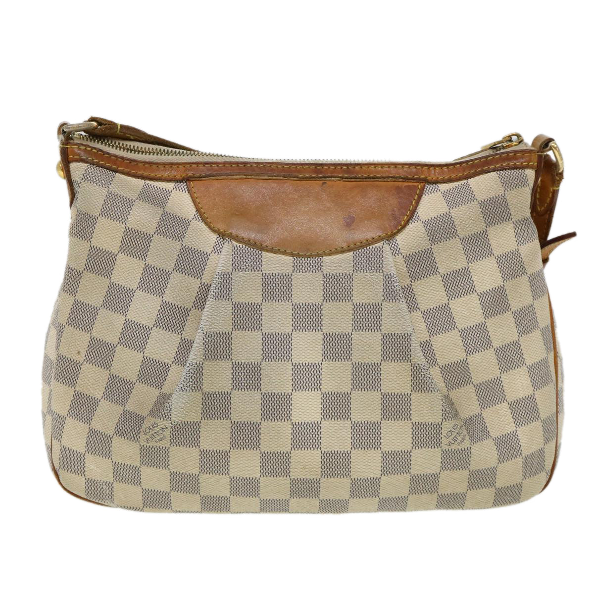 LOUIS VUITTON Damier Azur Siracusa PM Shoulder Bag N41113 LV Auth ki2774 - 0