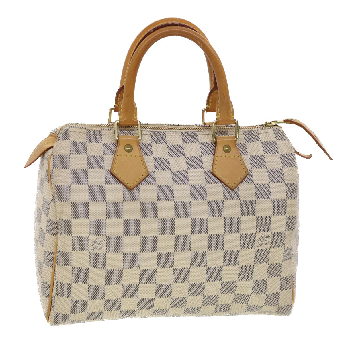 LOUIS VUITTON Damier Azur Speedy 25 Hand Bag N41534 LV Auth ki2788