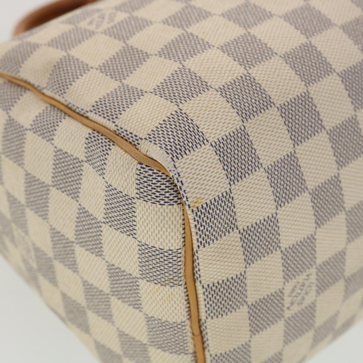 LOUIS VUITTON Damier Azur Speedy 25 Hand Bag N41534 LV Auth ki2788