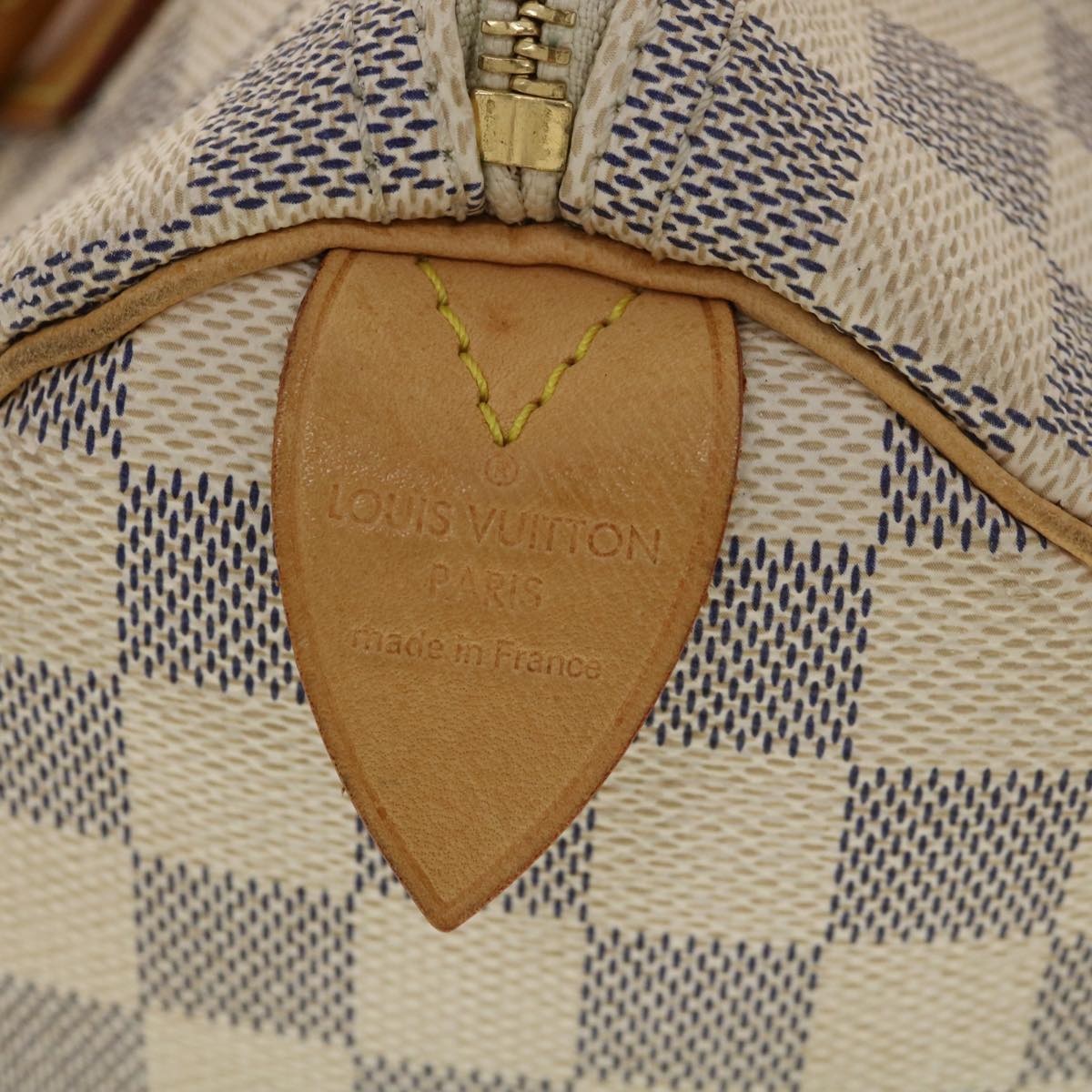 LOUIS VUITTON Damier Azur Speedy 25 Hand Bag N41534 LV Auth ki2788