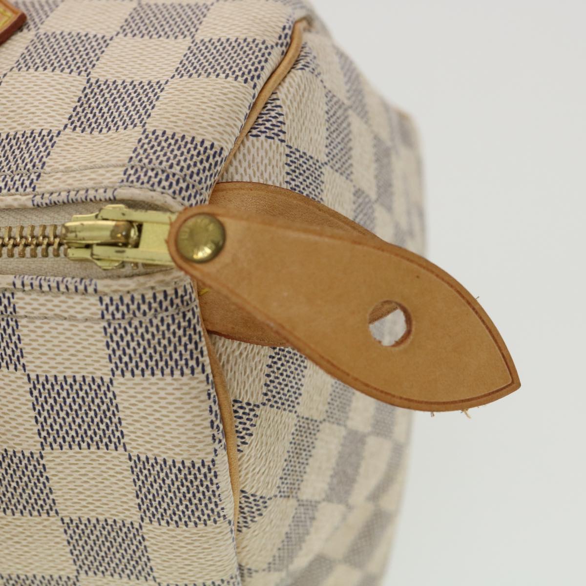 LOUIS VUITTON Damier Azur Speedy 25 Hand Bag N41534 LV Auth ki2788