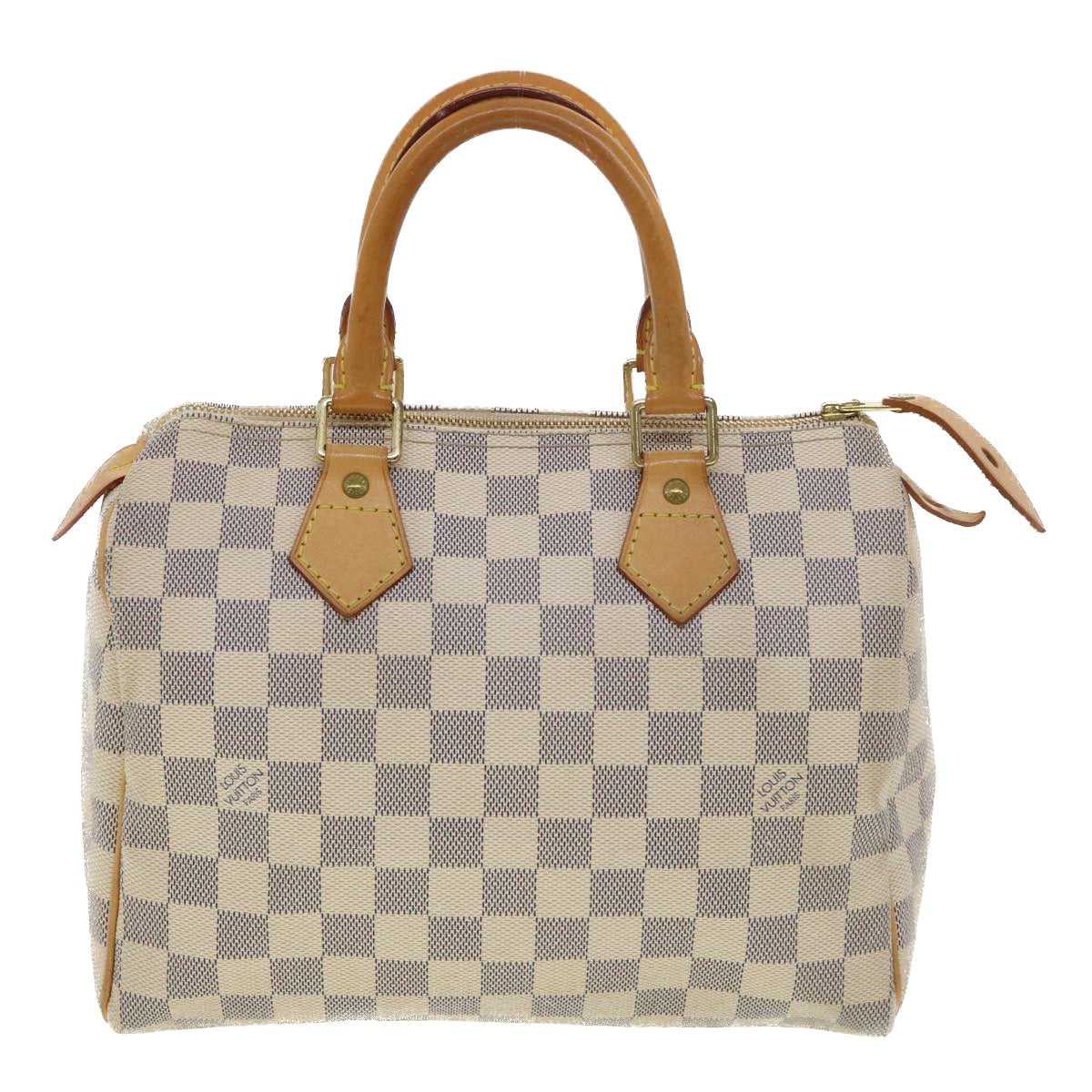 LOUIS VUITTON Damier Azur Speedy 25 Hand Bag N41534 LV Auth ki2788