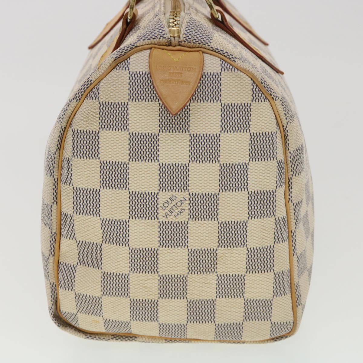 LOUIS VUITTON Damier Azur Speedy 25 Hand Bag N41534 LV Auth ki2788