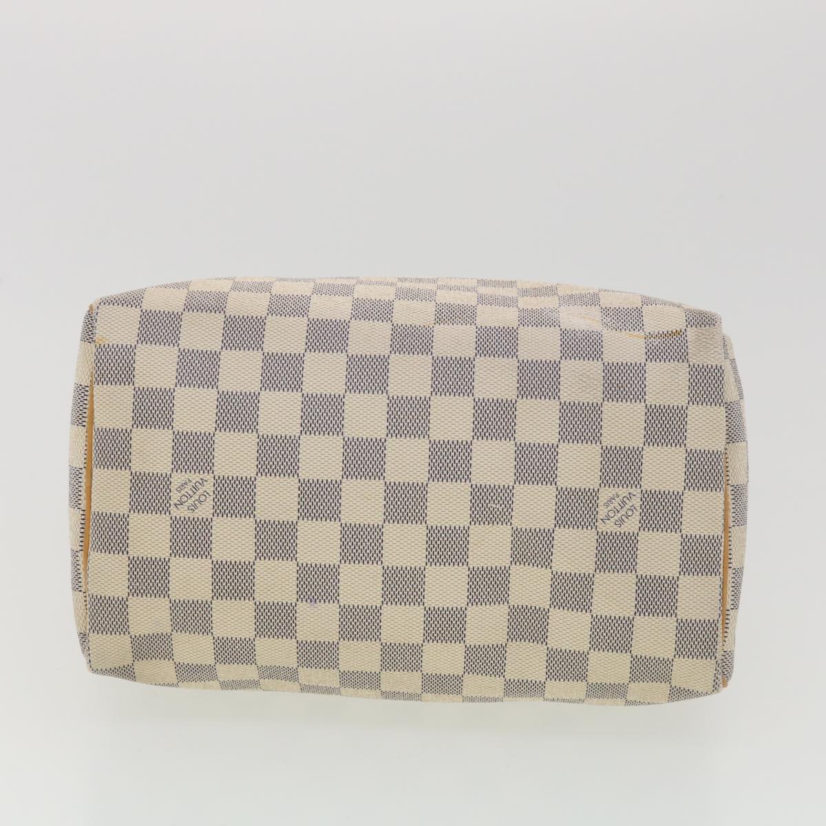 LOUIS VUITTON Damier Azur Speedy 25 Hand Bag N41534 LV Auth ki2788