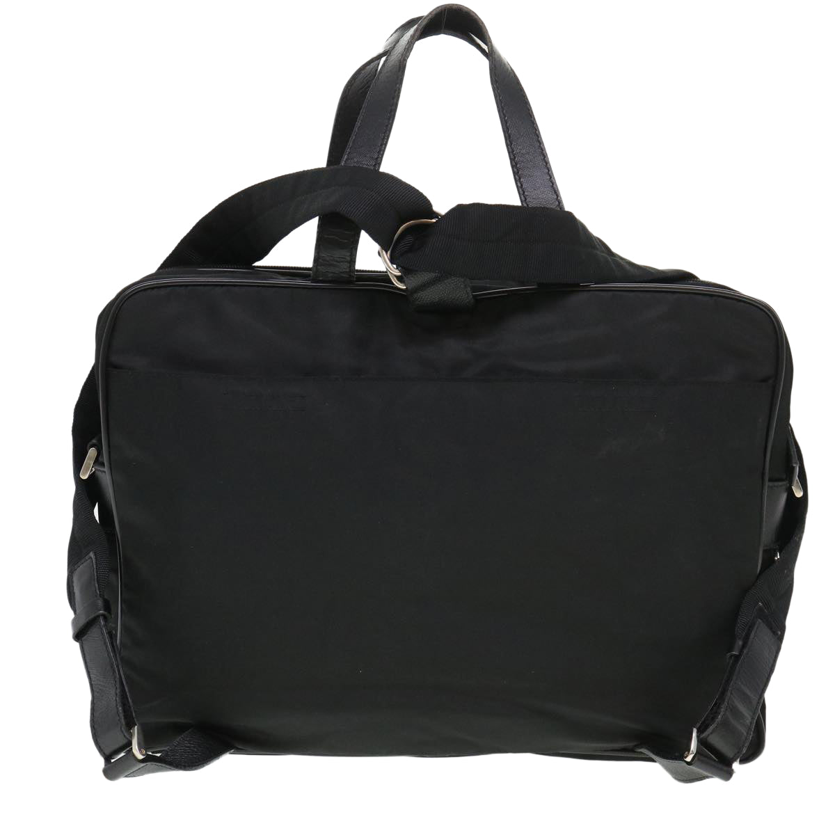 PRADA Business Bag Nylon 2way Black Auth ki2820 - 0