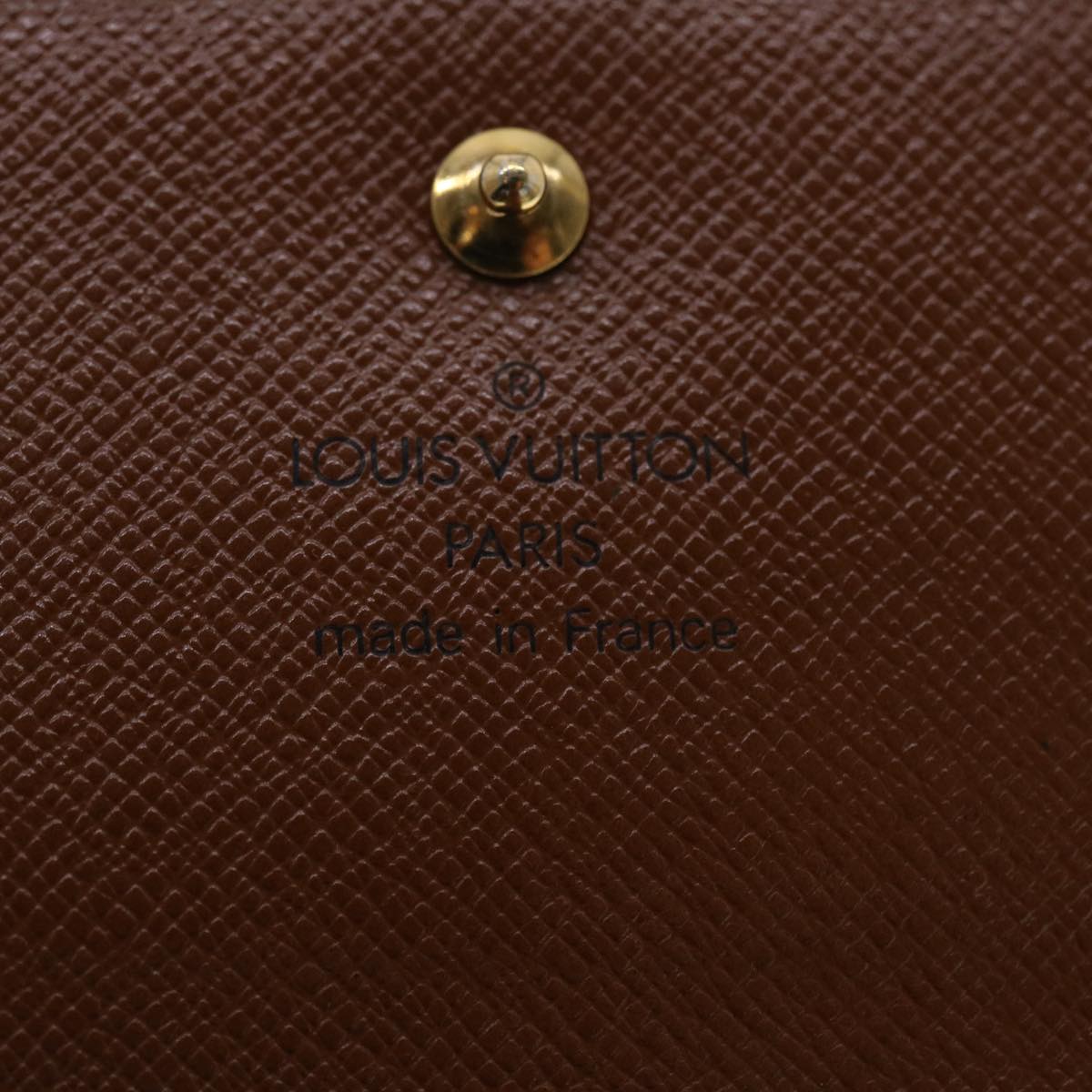 LOUIS VUITTON Monogram Portefeuille Elise Wallet M61654 LV Auth ki2827