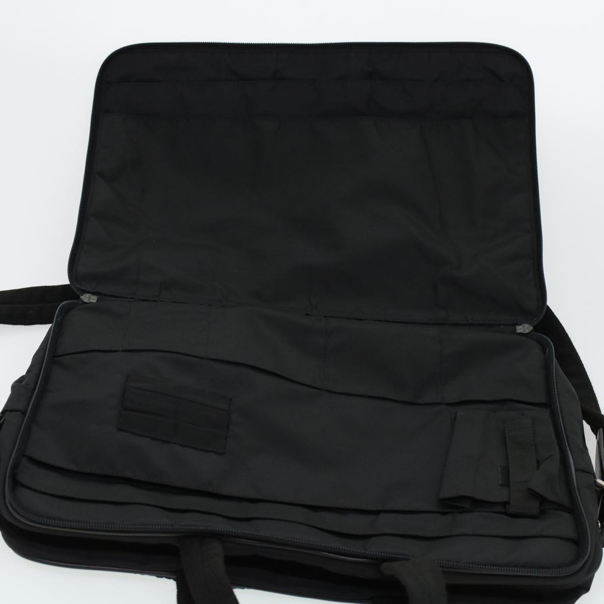 PRADA Business Bag Nylon 2way Black Auth ki2862