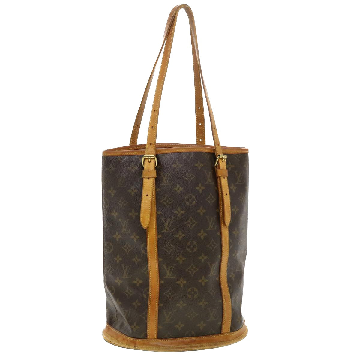 LOUIS VUITTON Monogram Bucket GM Shoulder Bag M42236 LV Auth ki2865