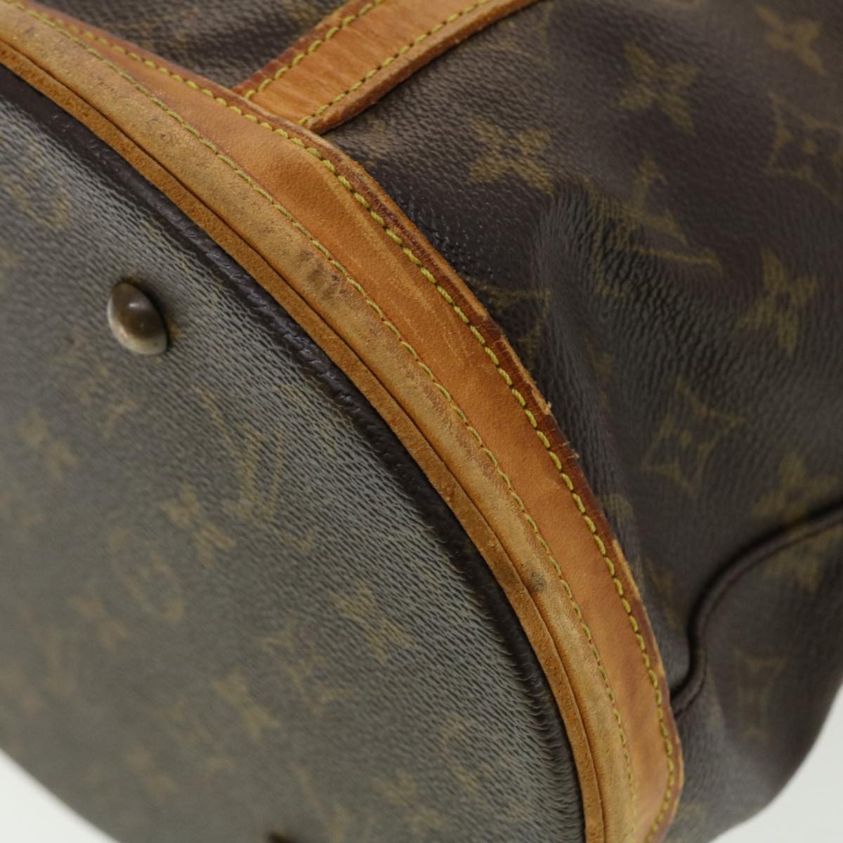 LOUIS VUITTON Monogram Bucket GM Shoulder Bag M42236 LV Auth ki2865